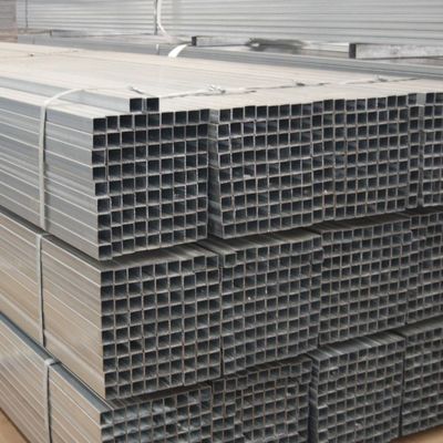Excellente résistance à la corrosion API Pipe 1.2-2mm Épaisseur 6x6 pouces Pièces d'acier galvanisées carrées avec revêtement en zinc de 0,8 mm