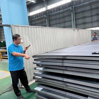 Technique de laminage à chaud Q235B Q235 Acier 8 mm Épaisseur 1500 mm Largeur pour génie de la construction générale Plaque de tôle en bobine