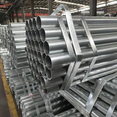 Pipe galvanisée trempée à chaud avec construction en acier soudé sur mesure et facturation
