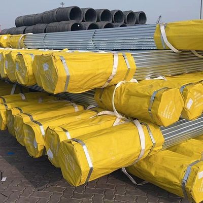 Pipe galvanisée trempée à chaud avec construction en acier soudé sur mesure et facturation