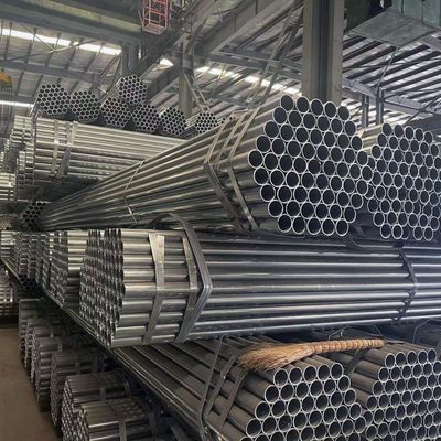Pipe galvanisée trempée à chaud avec construction en acier soudé sur mesure et facturation