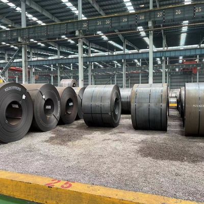 600-819 mm Largeur ASTM A572 Q235 Q345 Ss400 S275jr hrc Ms en acier à chaud laminé en acier doux à carbone Ss355jr St37 métal noir