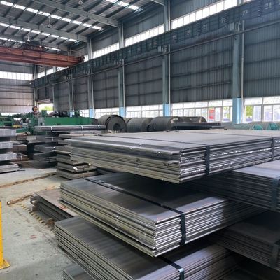 Panneau de toiture en tôle métallique en acier chaud en tôle d'acier au carbone en tôle d'acier laminé à chaud pour le certificat KS et le pass de peau
