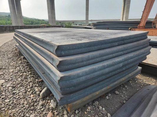 Plaque en acier au carbone d'une épaisseur de 1 pouce et 10 mm, laminée à chaud, plaque MS avec norme GB Q195/Q235/Q235b/Q345/A36/SS400