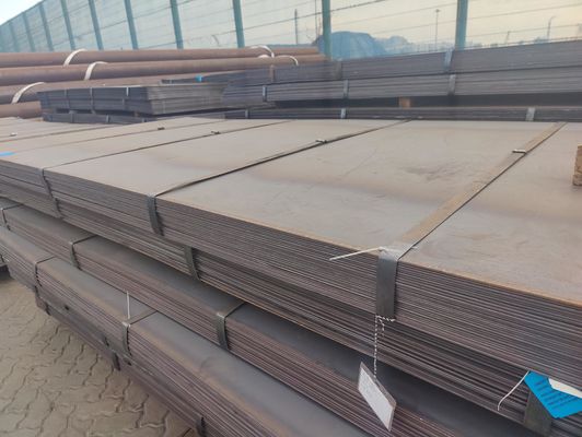Plaque en acier au carbone d'une épaisseur de 1 pouce et 10 mm, laminée à chaud, plaque MS avec norme GB Q195/Q235/Q235b/Q345/A36/SS400