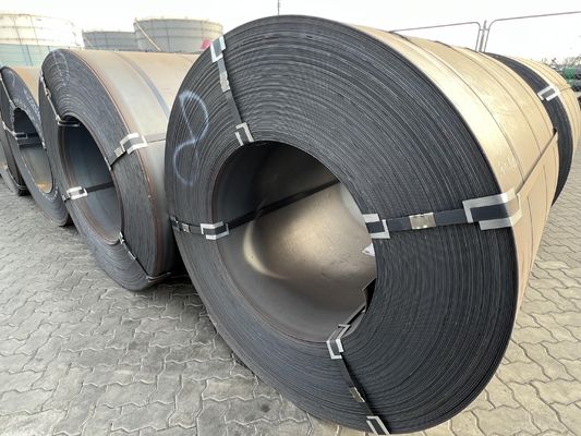 Technique standard JIS laminé à chaud ASTM A36 Q235B bobines en acier au carbone de 3 à 20 mm d'épaisseur pour une construction idéale