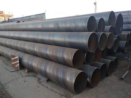 Pipe en acier soudé SSAW de 12 M de longueur pour le transport de fluides à basse pression dans l'industrie pétrolière et gazière