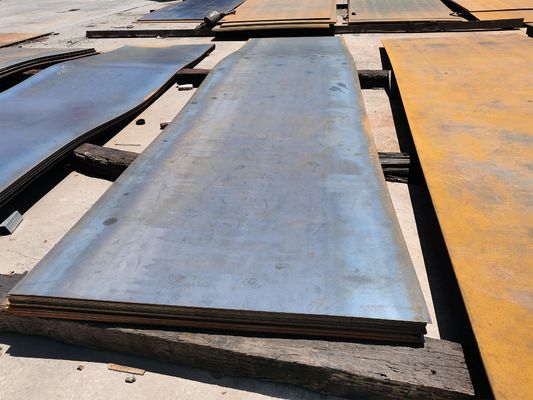 ASTM Standard Q345 Ss400 A36 Plaque d'acier 5mm 6mm 9mm hrc Ms Plaque d'acier doux à chaud laminé au carbone pour les applications de résistance