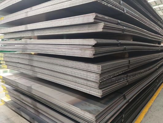 ASTM Standard Q345 Ss400 A36 Plaque d'acier 5mm 6mm 9mm hrc Ms Plaque d'acier doux à chaud laminé au carbone pour les applications de résistance