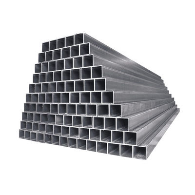 ASTM Gr60 A36 Q235 Q355 1045 Sch40 Forme de section carrée Tubes en acier au carbone laminés à chaud avec protection légèrement huilée