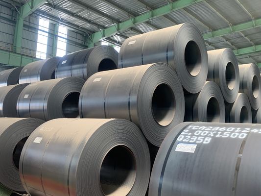 Coils et plaques d'acier laminés à chaud à haute teneur en carbone de 1200 mm à prix réduit avec certification ASTM Q235 Q345
