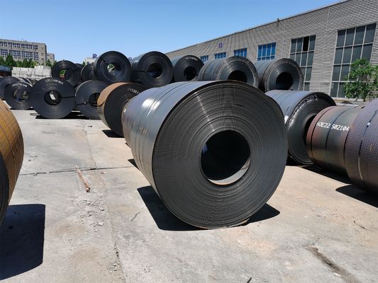 Coils et plaques d'acier laminés à chaud à haute teneur en carbone de 1200 mm à prix réduit avec certification ASTM Q235 Q345
