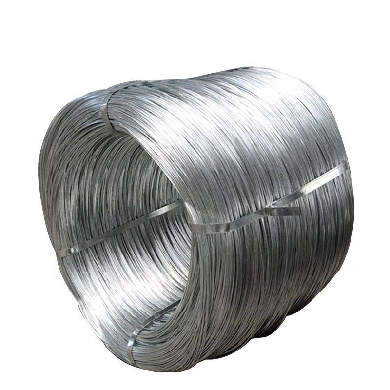 Fil d'acier galvanisé trempé à chaud à haute résistance à la traction et diamètre 0,3 mm