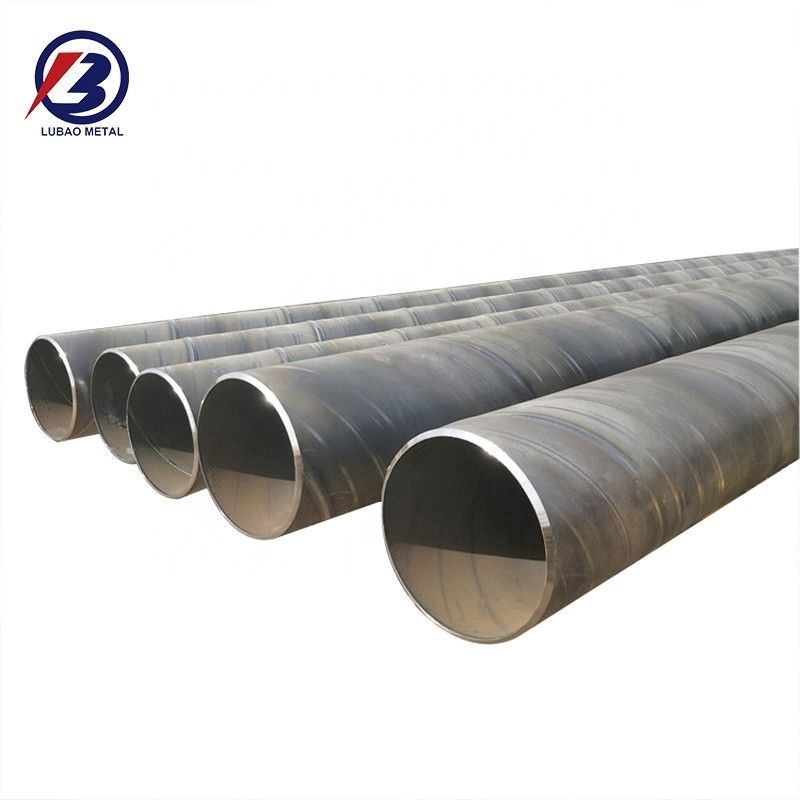 Pipe d'engrais chimique haute pression ASTM abri souterrain SSAW tuyau soudé en spirale à surface noire