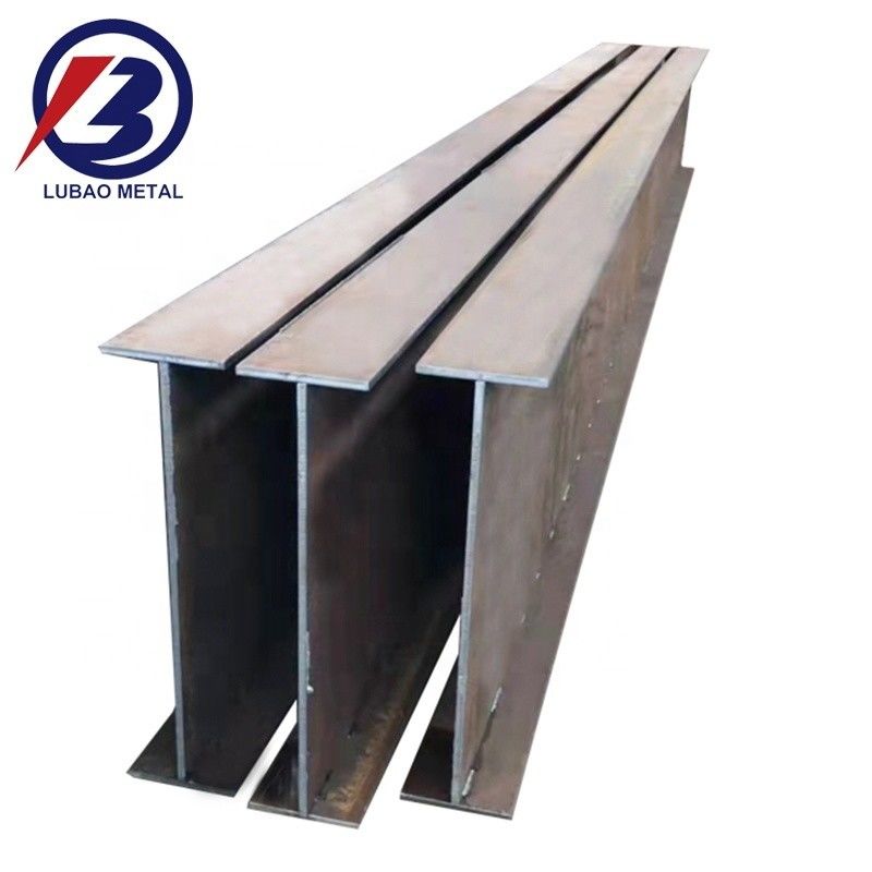 Faisceau H en acier galvanisé structural laminé à chaud Faisceau I de qualité S235 S275 S355 A36 Q235 et largeur de bride 100-408 mm