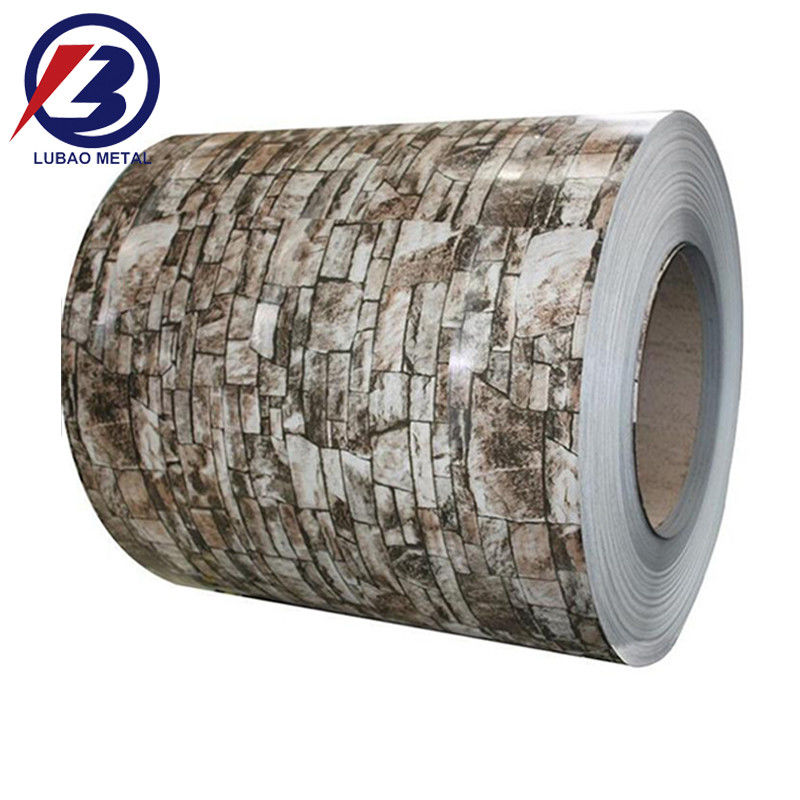 Z121-Z180 revêtement PPGI bobines 0,4 mm 0,5 mm épaisseur bobine d'acier revêtue de couleur pour les tôles de toiture métalliques Matériaux de construction