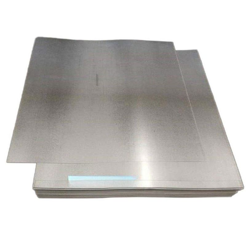 Plaque d'acier dx51d z275 plaque d'acier galvanisée plaques ms 5 mm plaques en acier froid plaques en acier coulé plaque de fer 0,5 mm épaisseur