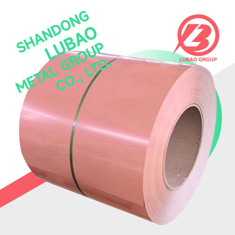 Coil revêtu de zinc de couleur certifié ISO9001 914/2438mm Coil d'acier galvanisé Ppgi prépeint pour une construction durable