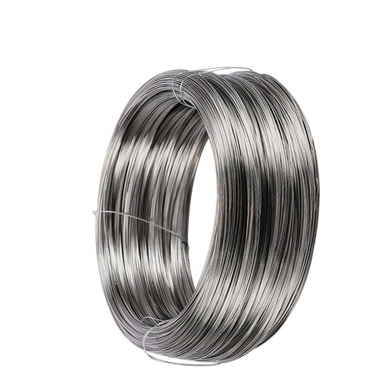 0.05mm 309/310/314/410s/410J1 2B/BA/HL SUS304 Fil d'acier inoxydable trempé au ressort pour la construction et pinceau à fil rond
