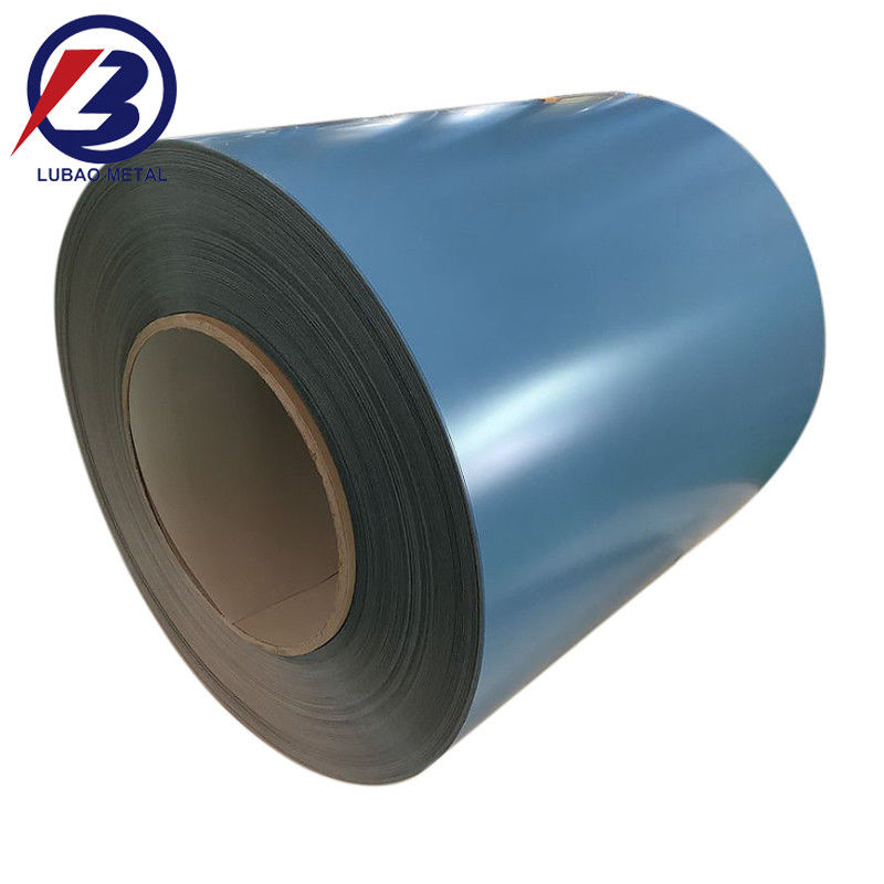 Coils d'acier revêtus de couleur PPGI prépeint 0,4 mm-0,25 mm Épaisseur de tôle de toiture Fabrication avec résistance à la pluie acide et aux UV