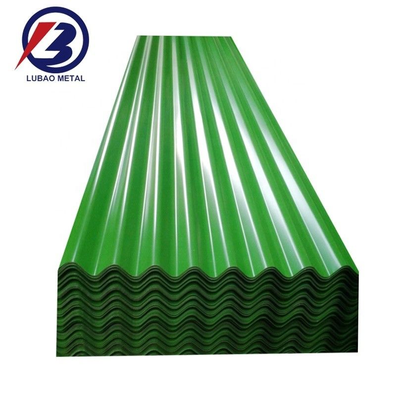 30-275 g/m2 Galvalume prépeint Ppgi Carreaux de toiture Zinc GI Galvanisée ondulée tôle d'acier galvanisé avec service de traitement de soudage