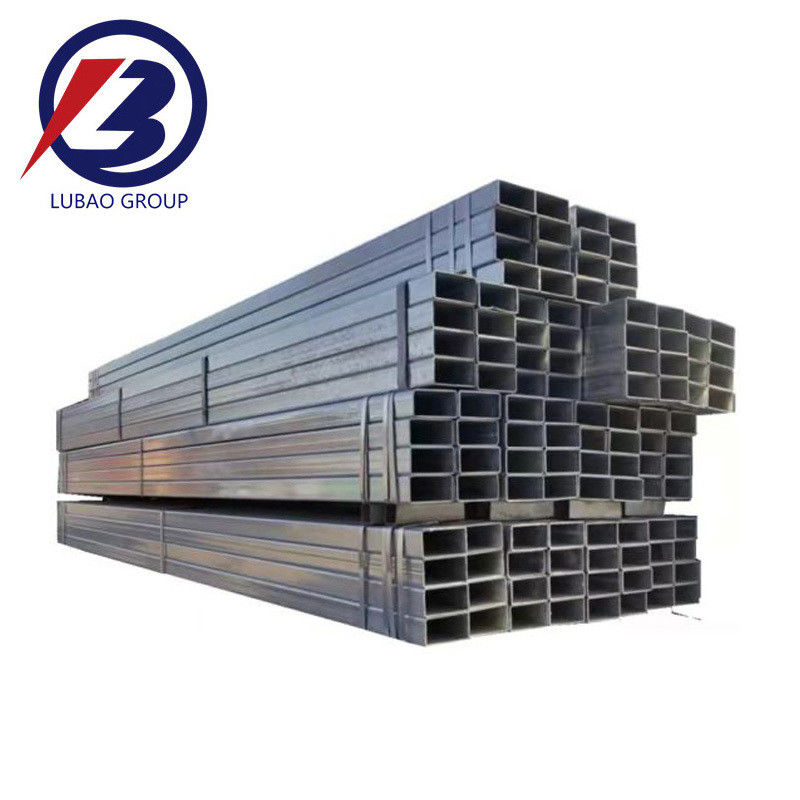 Q235B Q345 ST52 100*100 Tuyaux en acier galvanisé 90 mm GI Tuyaux creux carrés ronds soudés à froid