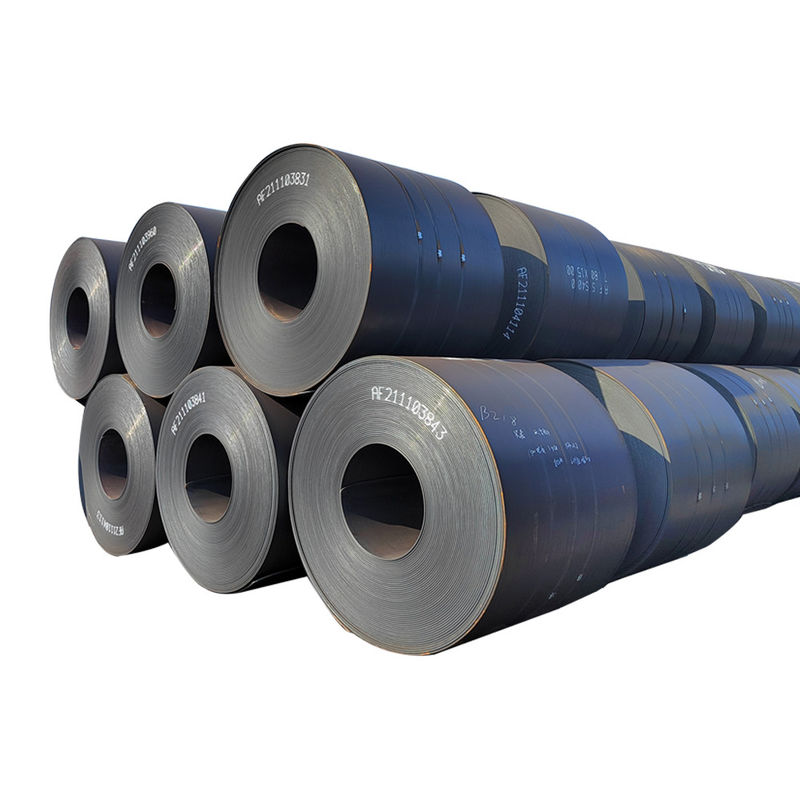 Acier Q195 Q215 Q235 Q255 Q275 Q355 hrc 1.2 mm acier laminé à chaud en acier au carbone bobine non alliée longueur selon votre demande