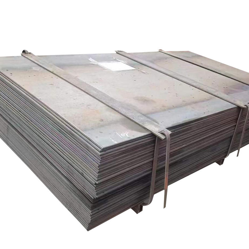 ASTM A36 Ss400 Q235b Plaque en tôle de fer 3 mm 5 mm 6 mm 8 mm Plaque en acier au carbone laminée à chaud Longueur selon votre demande Oui