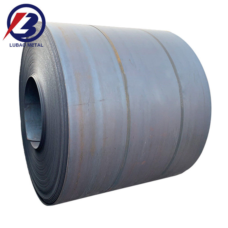 Résistance élevée ASTM A36 A283 A387 Q235 Q345 S235jr bobine en acier au carbone noir pour la fabrication de tuyaux en acier et de bobines laminées à chaud
