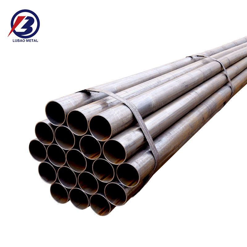 2.0-6.0 mm Épaisseur de paroi Sortie ASTM A36 Q345 Q235B tuyaux en acier soudés à couture droite pour le transport de pétrole et de gaz