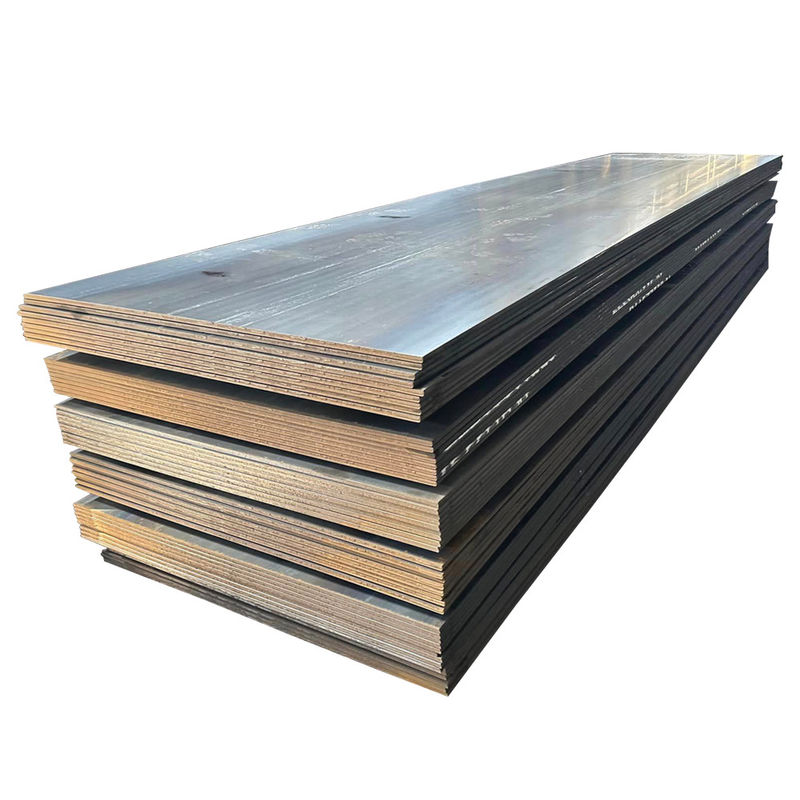 ASTM Standard Q345 Ss400 A36 Plaque d'acier 5mm 6mm 9mm hrc Ms Plaque d'acier doux à chaud laminé au carbone pour les applications de résistance